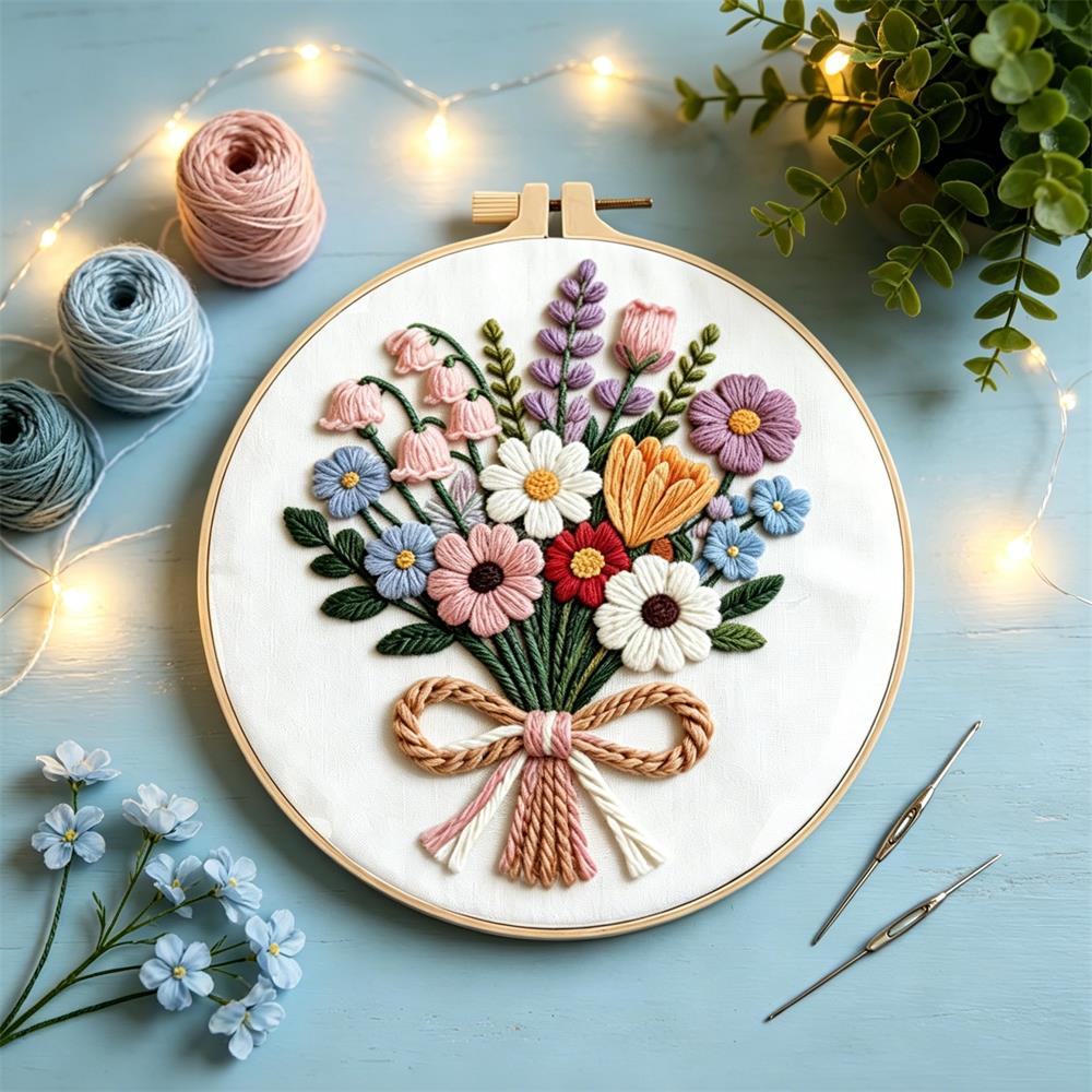 Embroidery Guide Paper - Kit per Punto Croce Margherita Fai