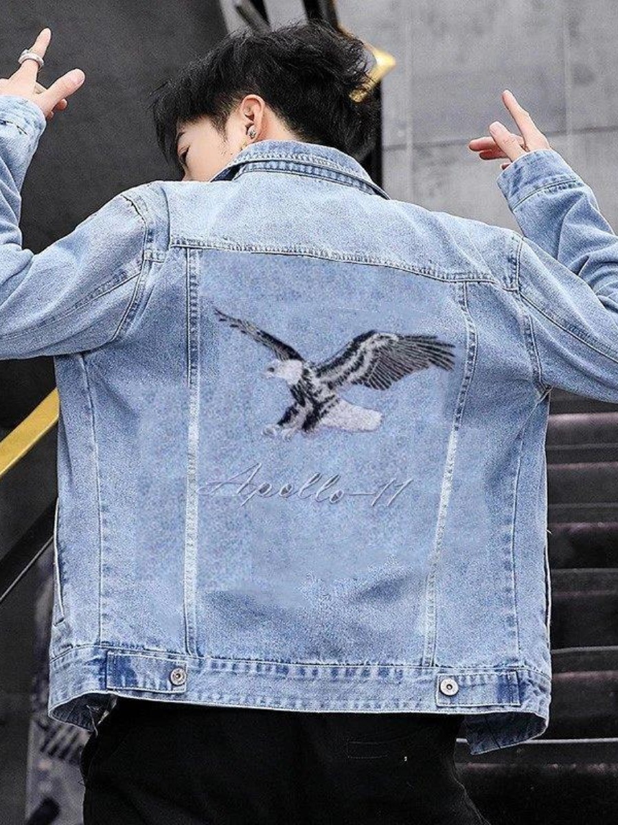 Embroidery Vest - Nuova Giacca di Jeans da Uomo