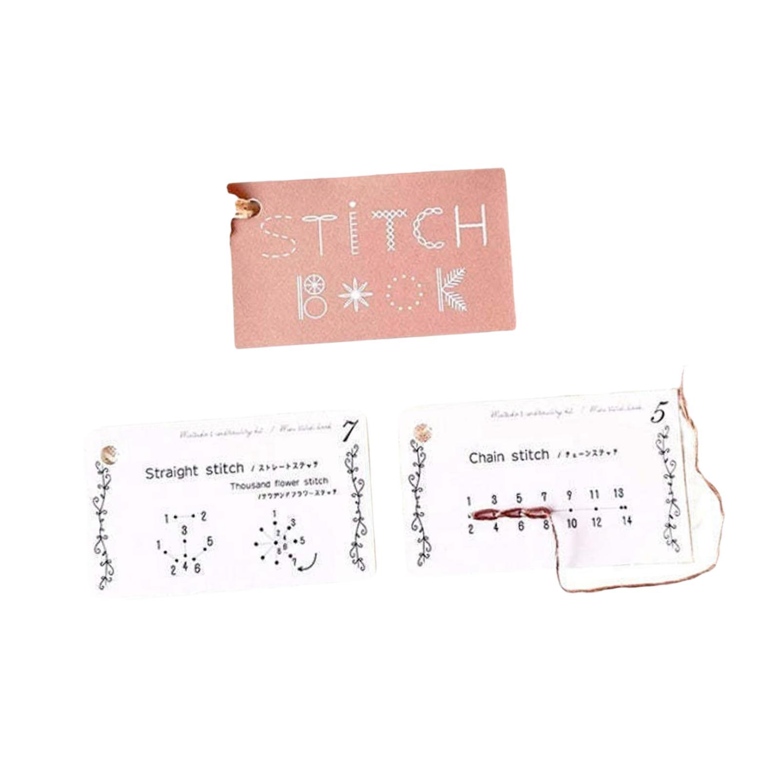 Embroidery Guide Book - Mini libro da cucito creativo Modelli