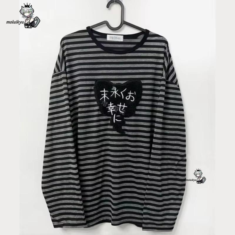 Embroidery Blouse - Magliette Y2K American Punk Vintage a