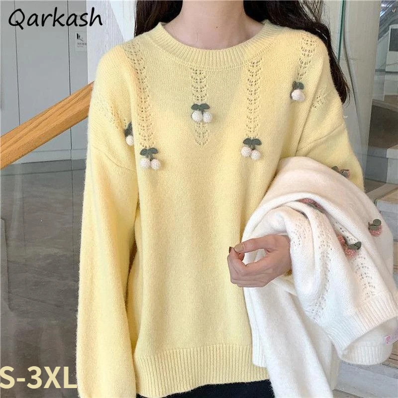 Embroidery Design Love - Pullover Donna Ricamo Dolce Autunno Design