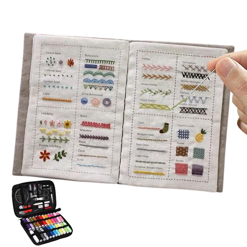 Embroidery Guide Book - Libro per punti da ricamo Guida