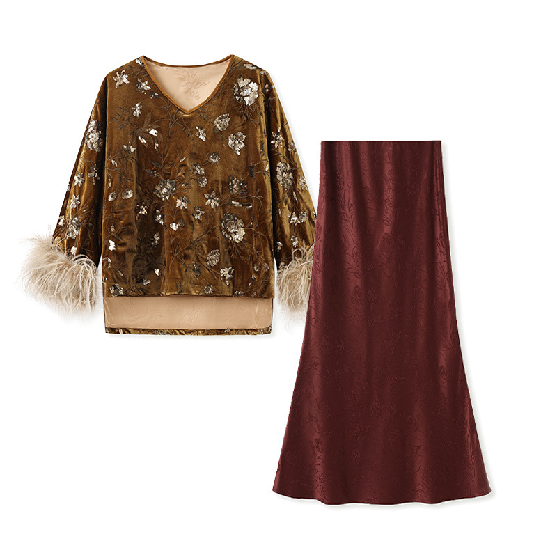 Set camicetta invernale con po - Embroidery Blouse recensione e prezzo