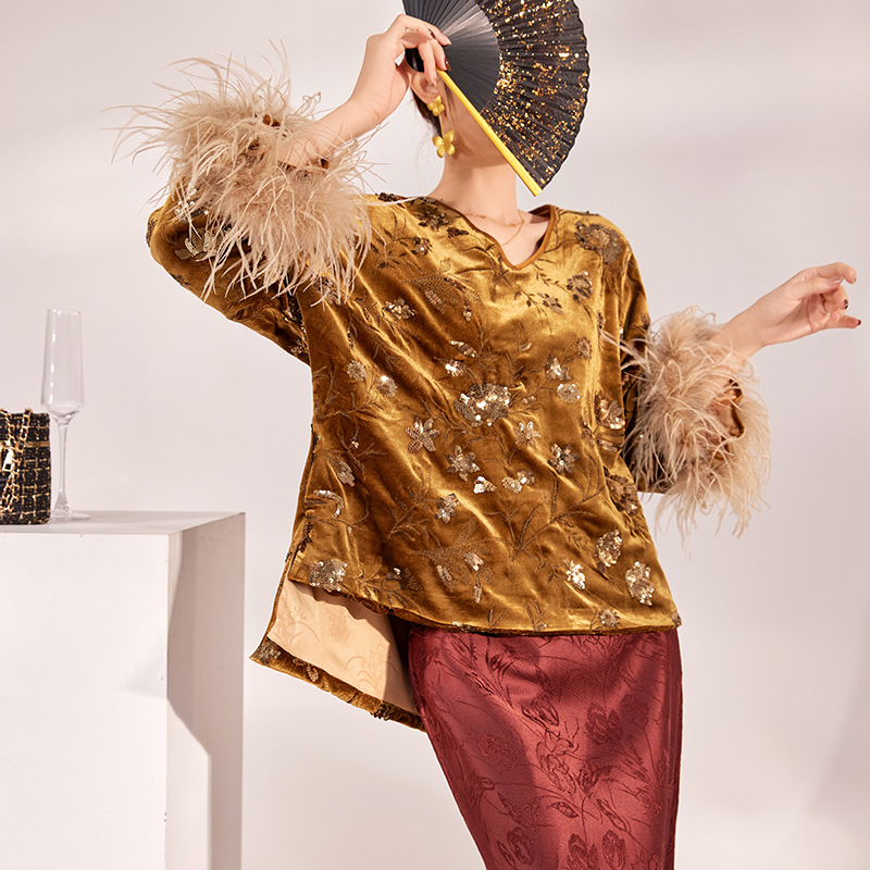 Set camicetta invernale con po - Embroidery Blouse recensione e prezzo