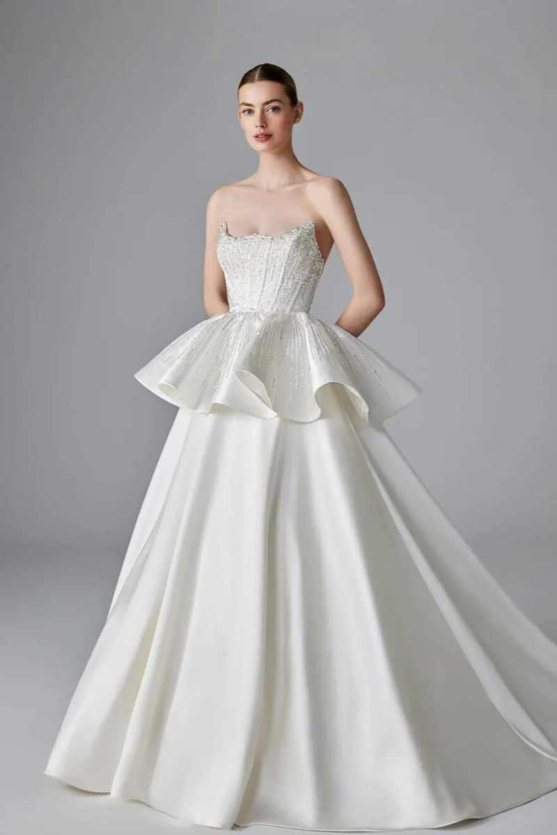 Abito da sposa elegante A-Line - Embroidery Online Designs recensione e prezzo