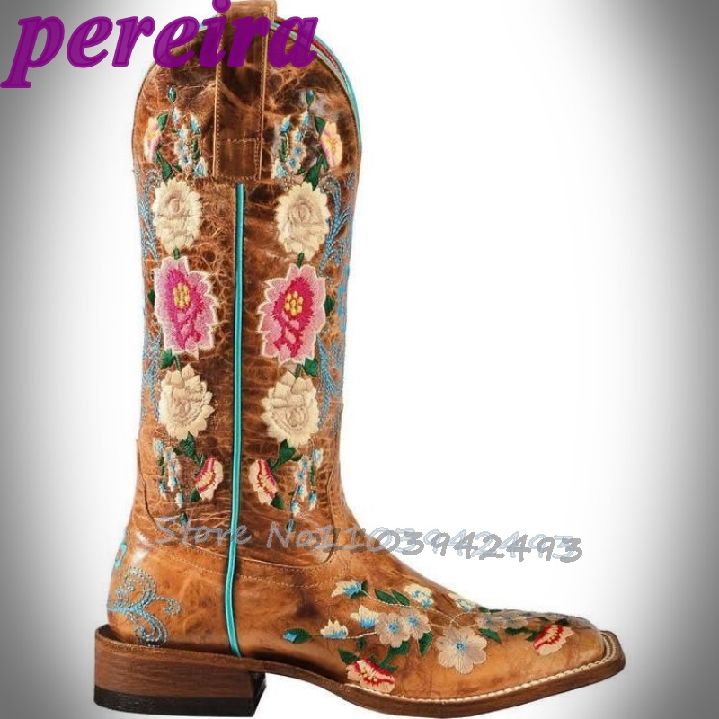 Stivali con fiori ricamati Ros - Embroidery Garden recensione e prezzo