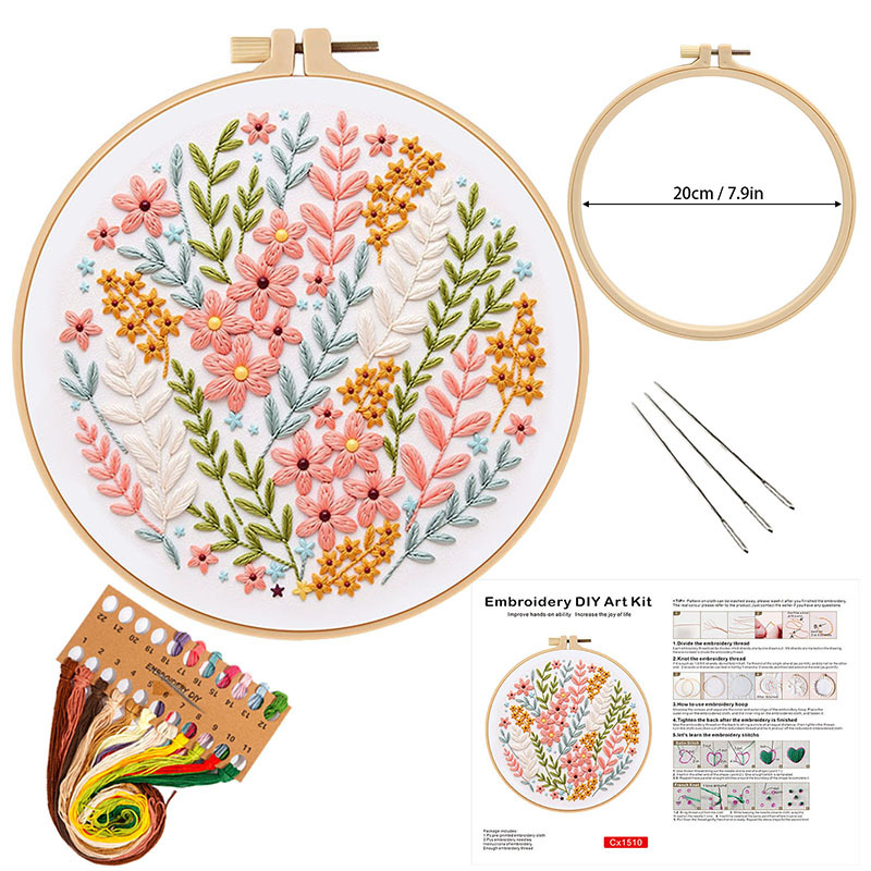Kit Ricamo Fai da Te Floreale  - Embroidery Guide Paper recensione e prezzo