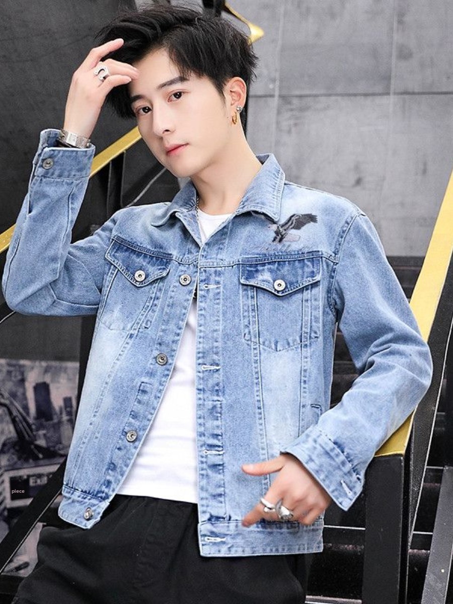 Nuova Giacca di Jeans da Uomo  - Embroidery Vest recensione e prezzo