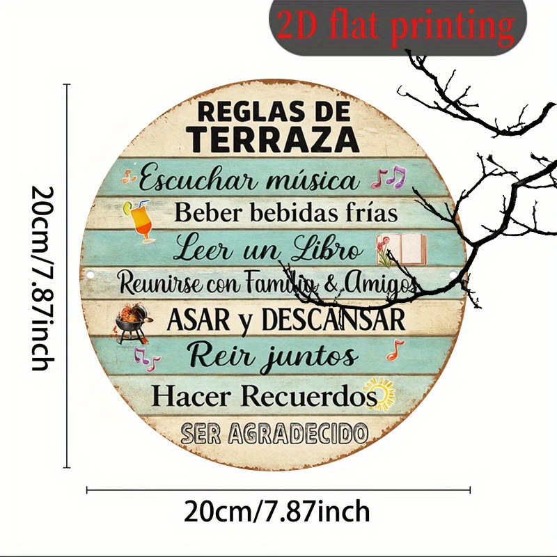 Targa Rotonda in Alluminio, In - Embroidery Garden recensione e prezzo