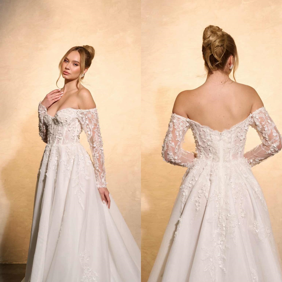Abito da sposa elegante A-Line - Embroidery Online Designs recensione e prezzo