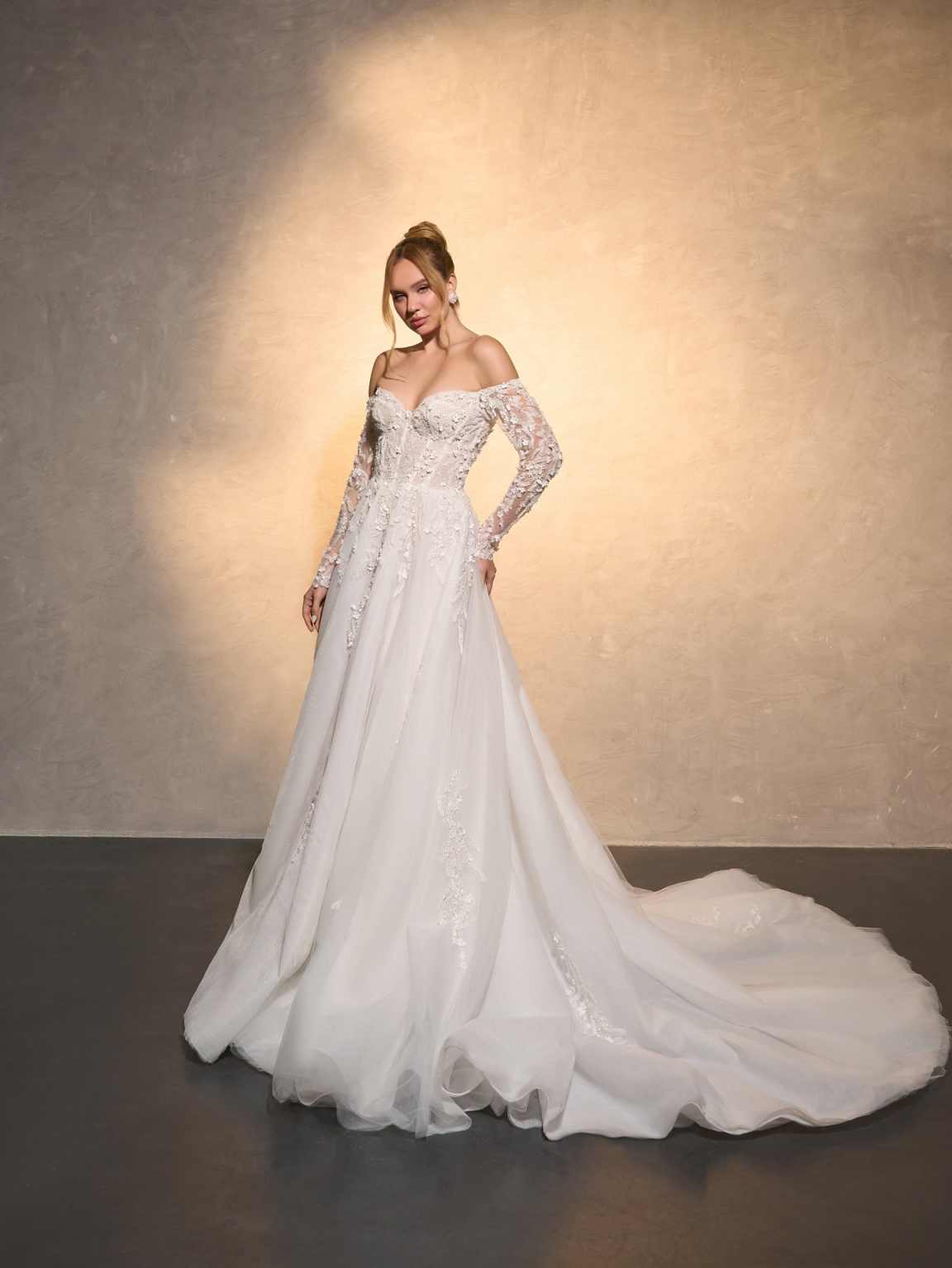 Abito da sposa elegante A-Line - Embroidery Online Designs recensione e prezzo