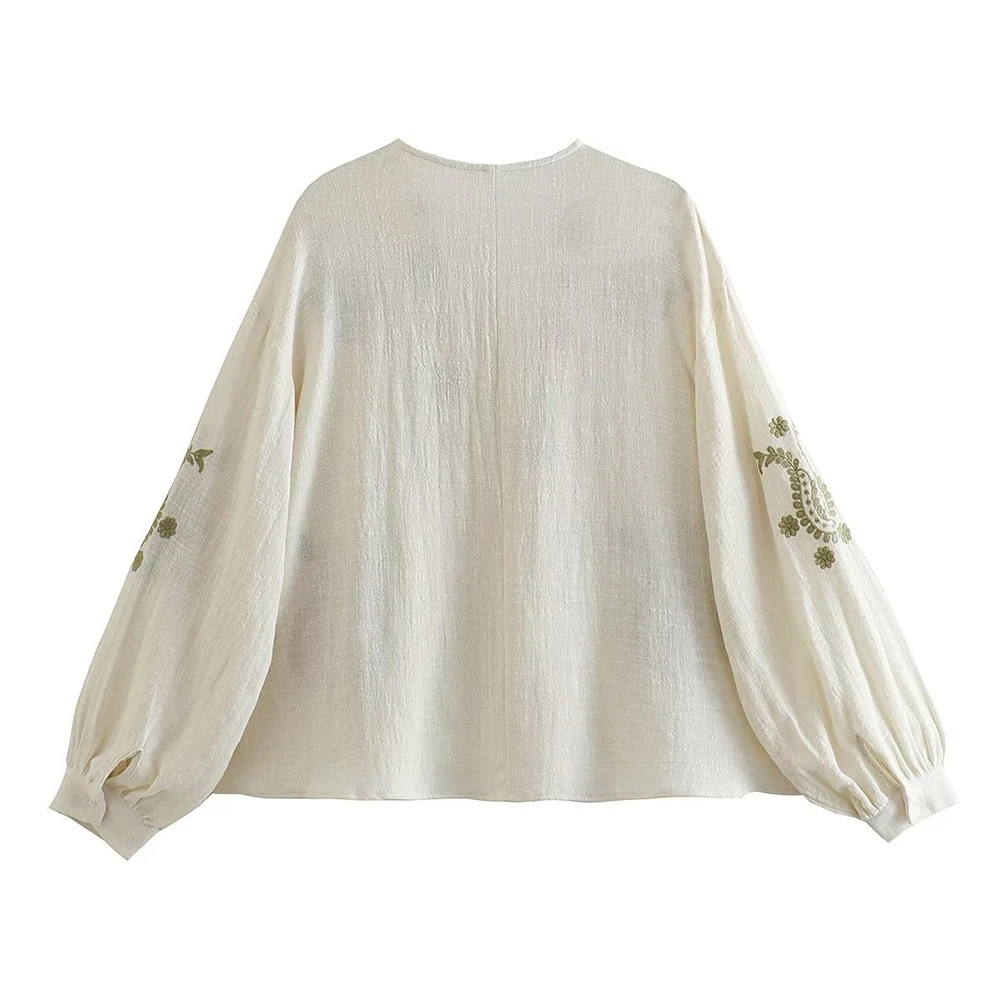 Camicia da donna nuova in coto - Embroidery Blouse recensione e prezzo
