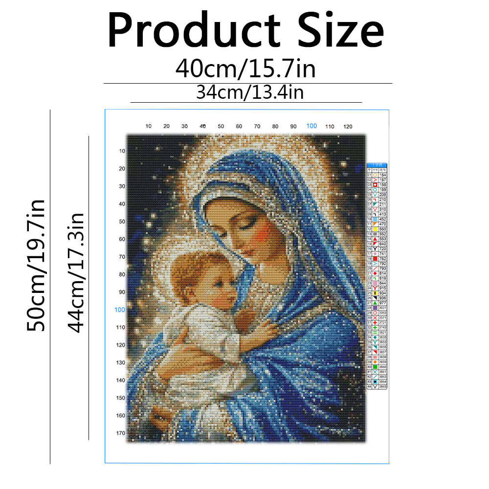 Kit per ricamo a punto croce d - Embroidery Guide Paper recensione e prezzo