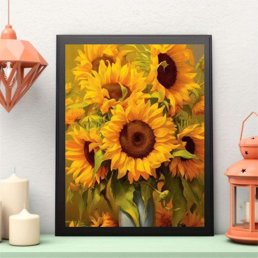 Kit Ricamo HUACAN Girasole Flo - Embroidery Guide Paper recensione e prezzo