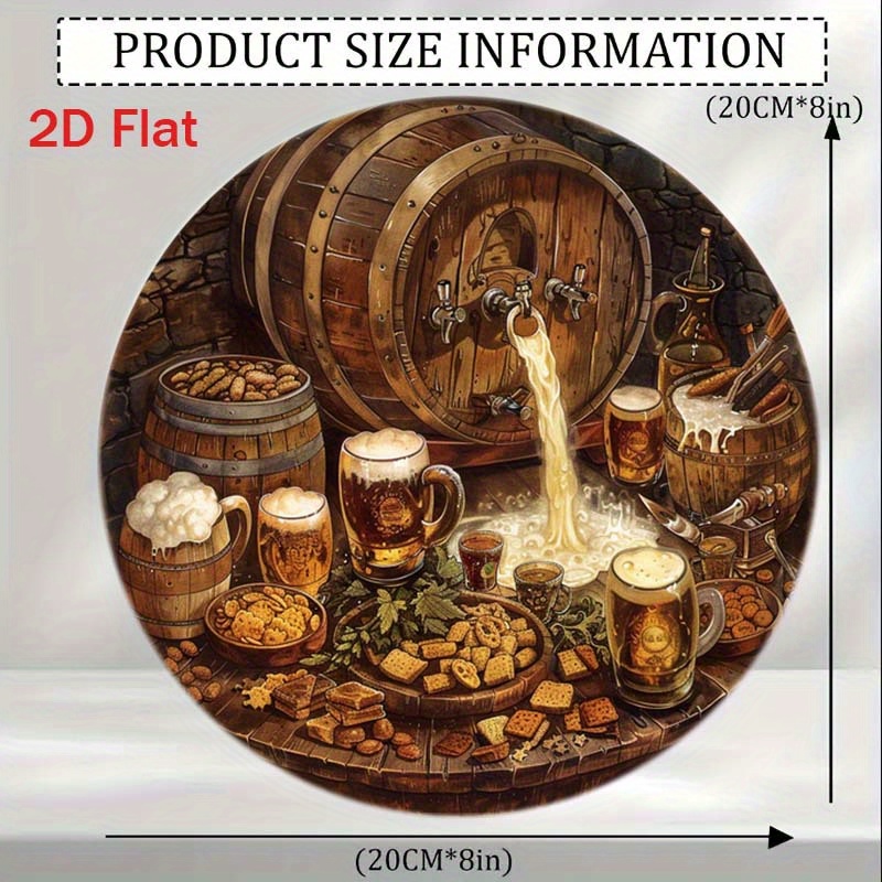 1 Pezzo Targa Rotonda 2D Piatt - Embroidery Garden recensione e prezzo
