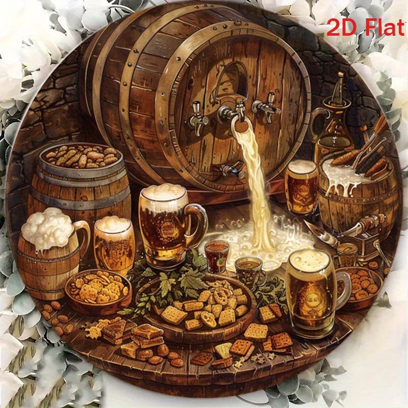 1 Pezzo Targa Rotonda 2D Piatt - Embroidery Garden recensione e prezzo