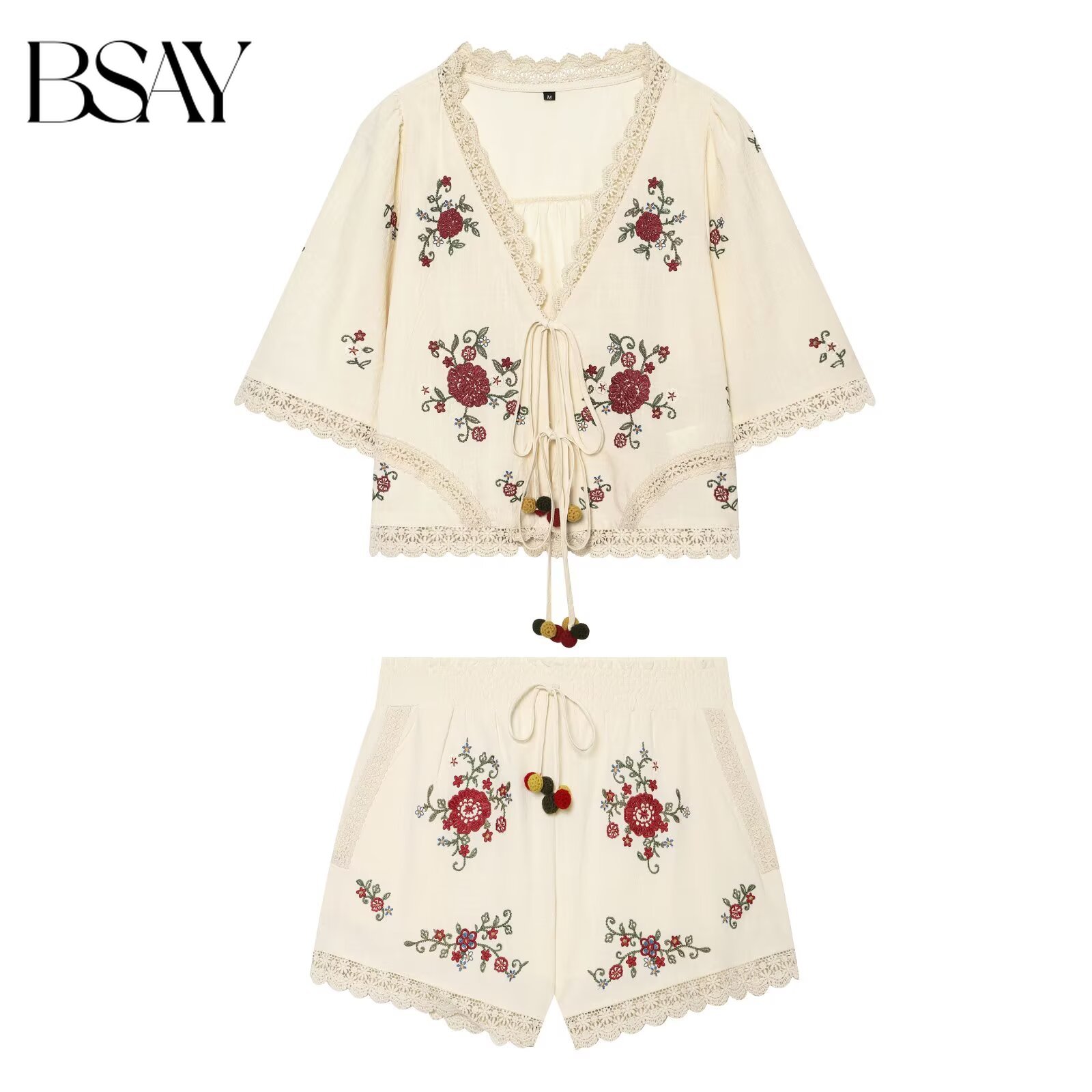 Completo da Donna BSAY 2026: B - Embroidery Blouse recensione e prezzo