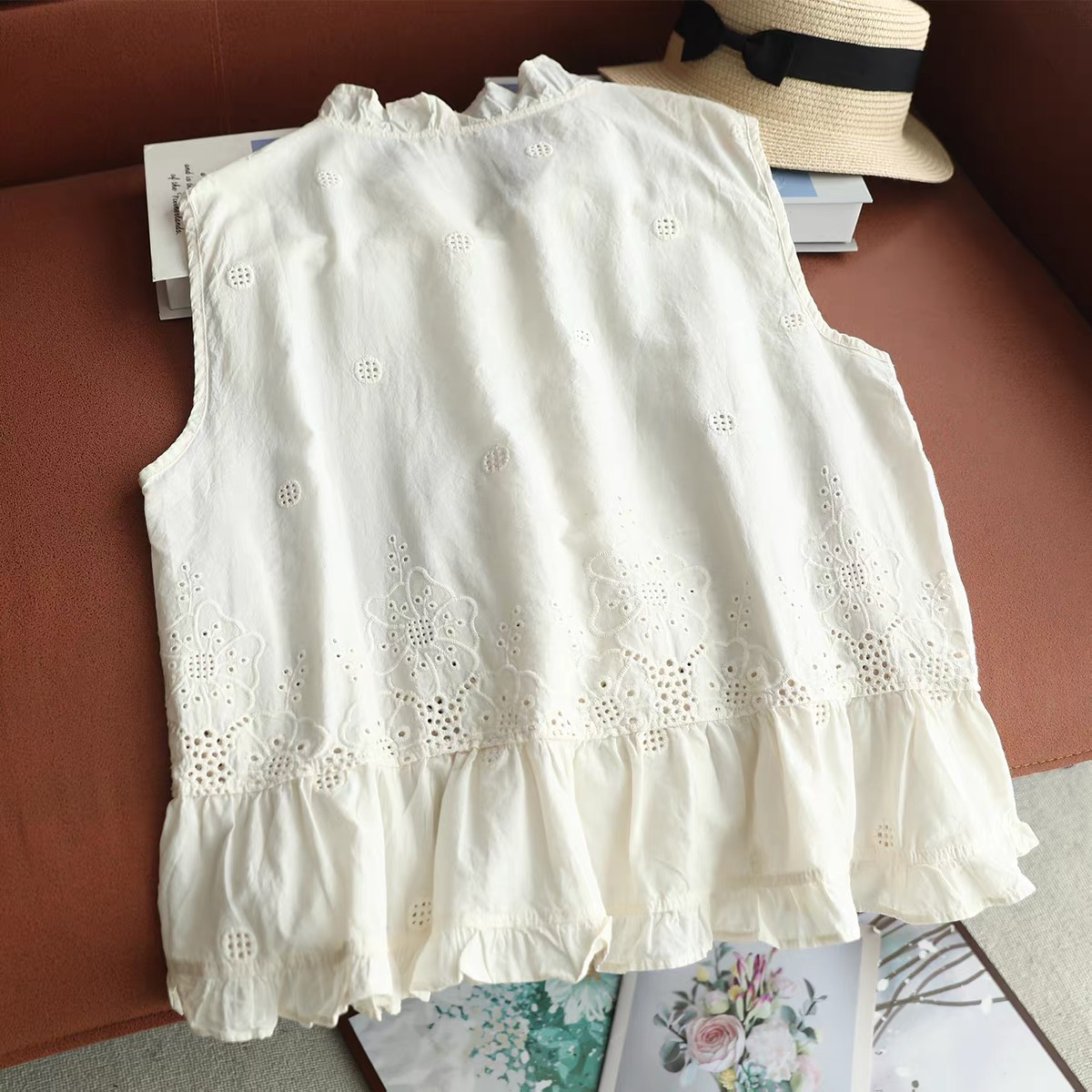 Top Senza Maniche da Donna con - Embroidery Vest recensione e prezzo