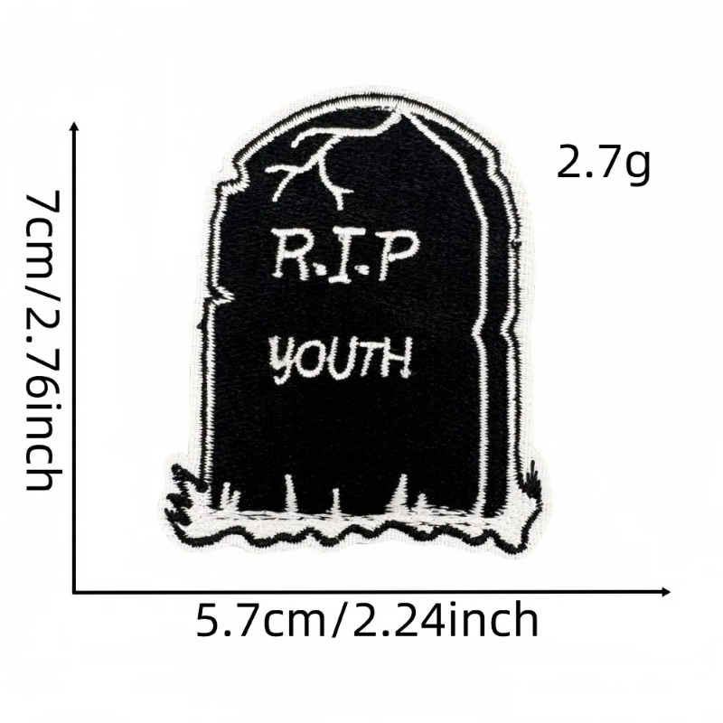 Patch Ricamate Termoadesive e  - Embroidery On Black Shirt recensione e prezzo