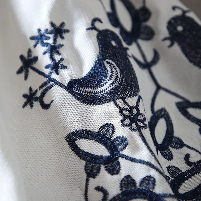 Camicetta da donna retrò 2026, - Embroidery Blouse recensione e prezzo
