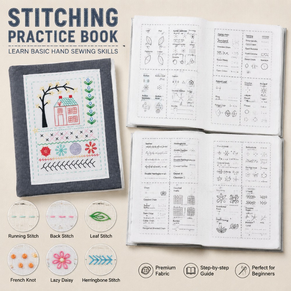 Libro di esercizi per la prati - Embroidery Guide Book recensione e prezzo